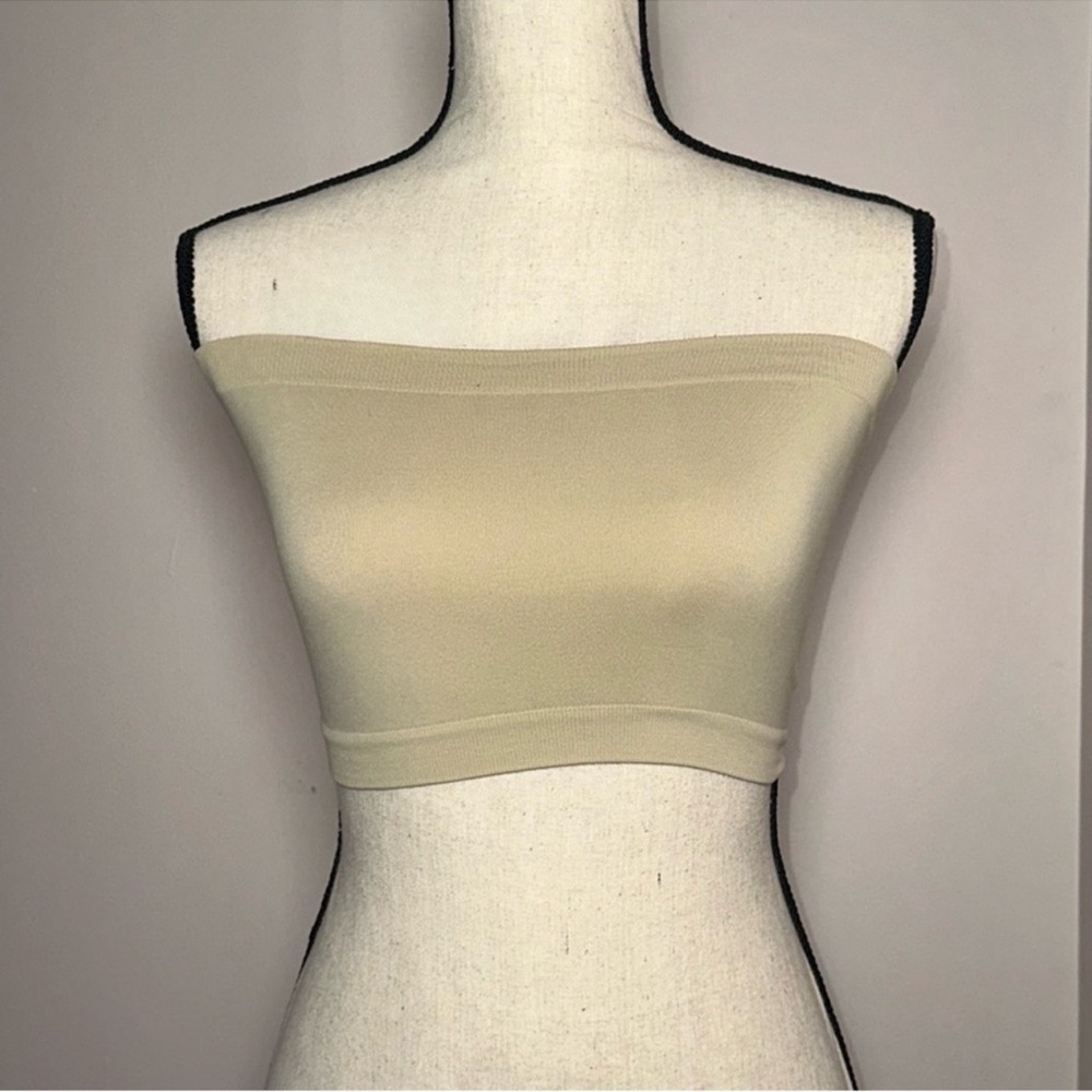 Women's Cream Tube Top